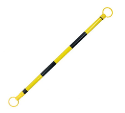 BARRA CON UNION EXANDIBLE 2,10 AMARILLO/NNEGRO