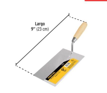 PLANCHA DE ALBAÑIL LISO 9"