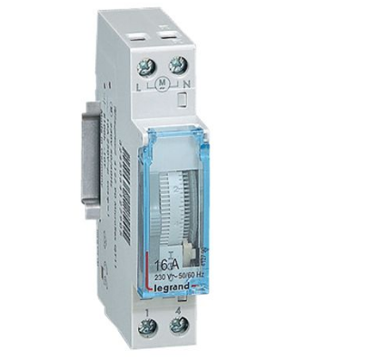 INTERRUPTOR HORARIO ANALÓGICO DE 16A LEGRAND