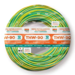 ROLLO DE CABLE THW AMARILLO #12