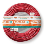ROLLO DE CABLE THW ROJO #12