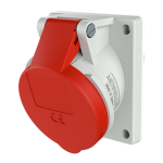 TOMA EMPOTRABLE 32AMP 3P+T 415V ROJO 6H IP44 MENNEKE