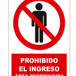 AVISO ZONA RESTRINGIDA