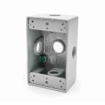 CAJA CONDUIT 3/4" RECTANGULAR DE ALUMINIO