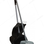 ESCOBA Y RECOGEDOR LOBBY PLEGABLE NEGRO