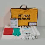 KIT ANTIDERRAME CONTENEDOR DE 120 LITROS PARA QUIMICOS